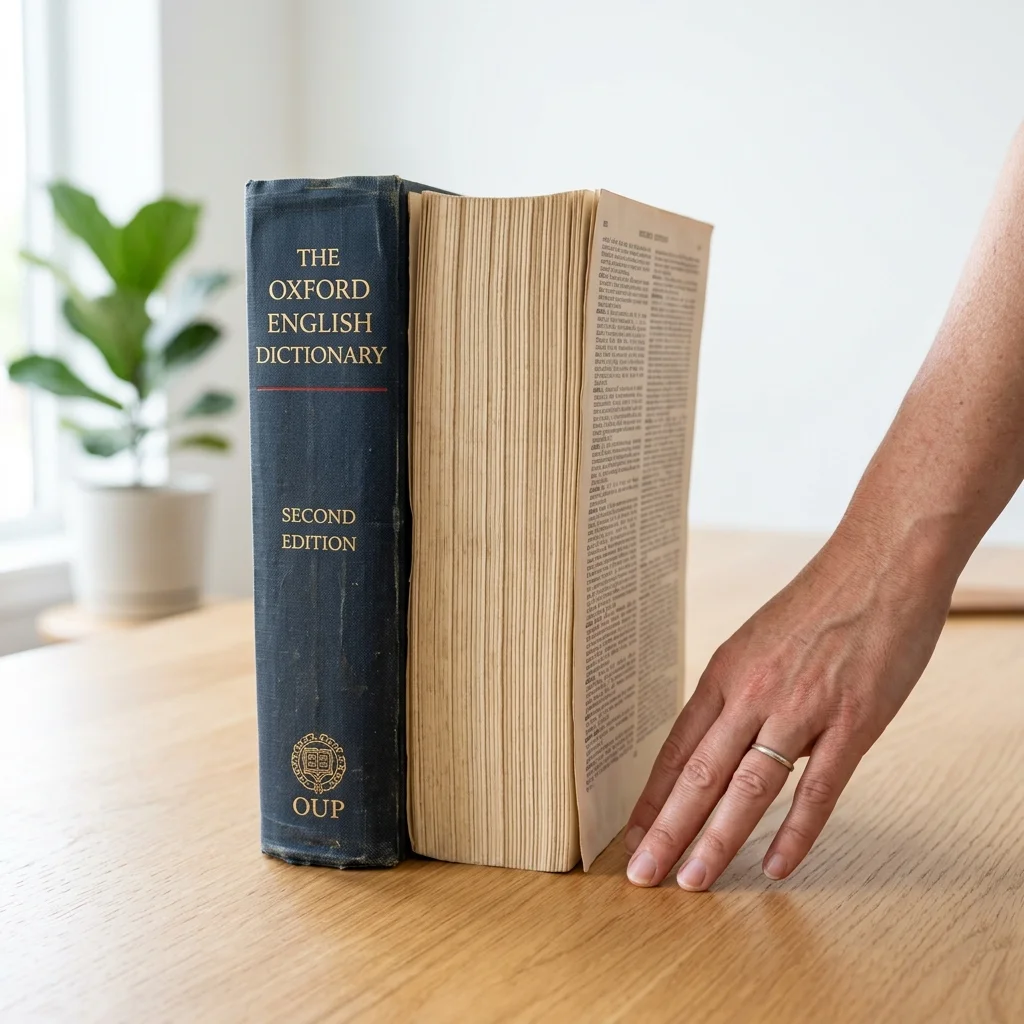 Thick Oxford Dictionary